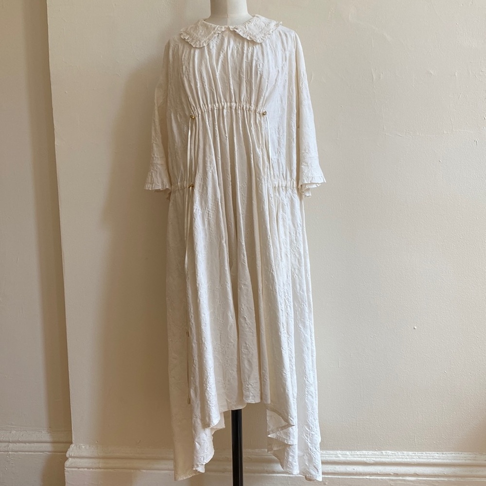 Heimstone Scarlett dress, white old cotton